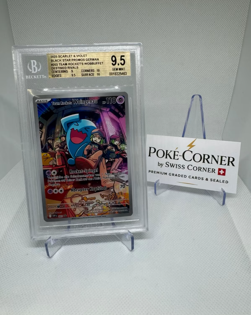 Pokemon BGS 9.5 Team Rockets Woingenau Black Star Promo (DE)