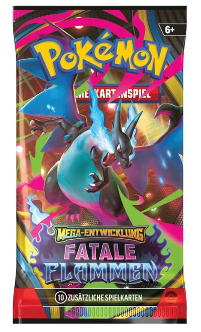 Pokémon Karten Mega-Entwicklung Fatale Flammen Boosterbundle sortiert