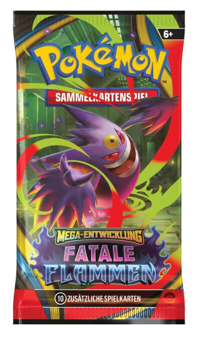 Pokémon Karten Mega-Entwicklung Fatale Flammen Boosterbundle sortiert