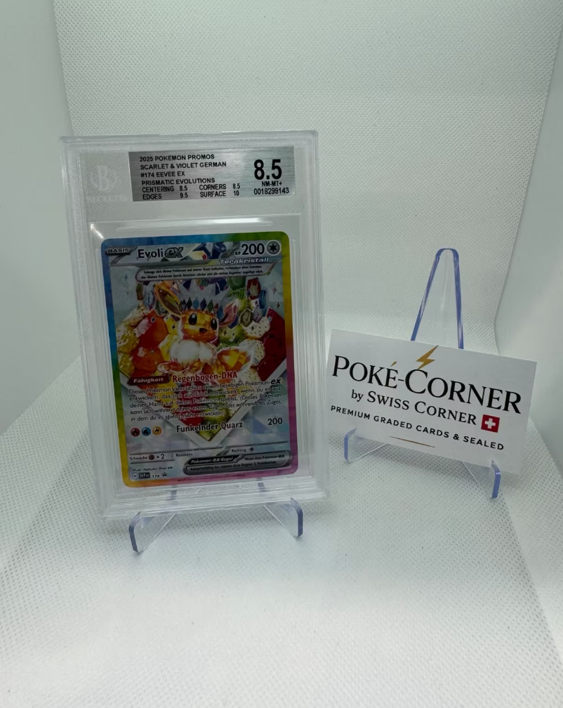 Pokemon BGS 8.5 Evoli ex Promo – Prismatic