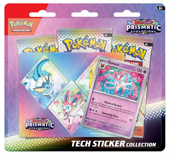 Pokémon SV08.5 Tech Sticker Collection, Zufallsauswahl