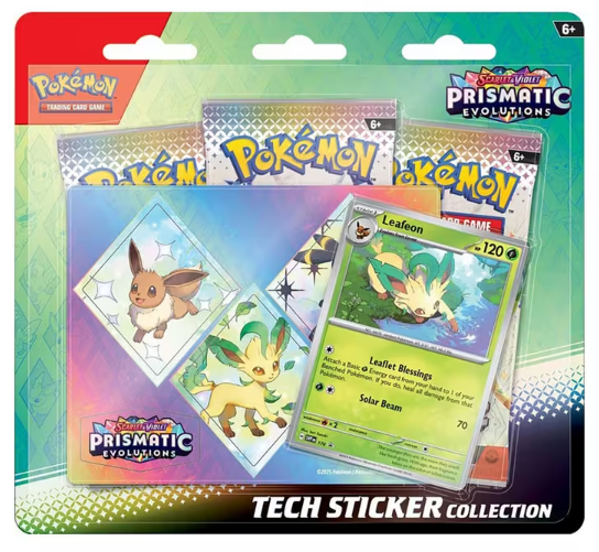 Pokémon SV08.5 Tech Sticker Collection, Zufallsauswahl