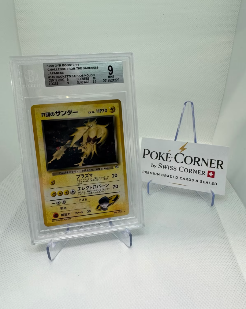 Rockets Zapdos Holo (1998, Japanese Gym 2) BGS 9 Mint