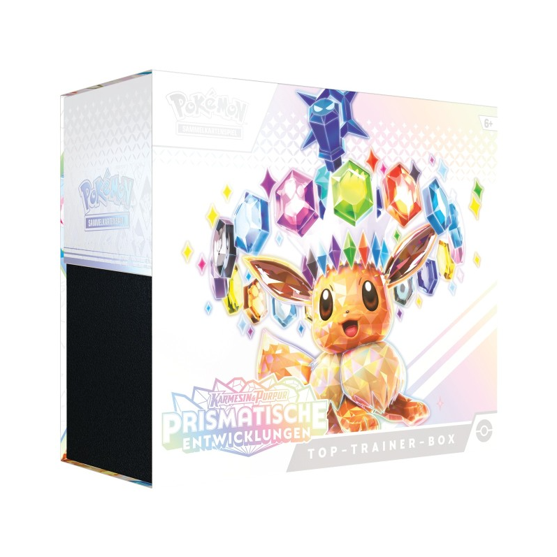 Pokémon SV08.5 Prismatische Entwicklungen Top Trainer Box