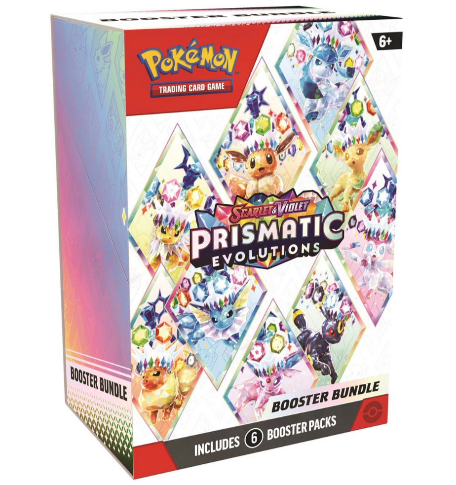 Pokémon TCG: Scarlet & Violet-Prismatic Evolutions Booster Bundle (6 Packs)